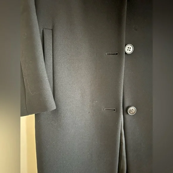 Vintage Moschino Cheap and chic Black Coat Italy size 40 US 6 - Picture 8 of 14